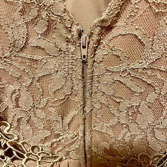 City Studio Size 0 Pale Pink Prom Pageant Gown Tulip Style Beaded Modest Sequin - Picture 11 of 12